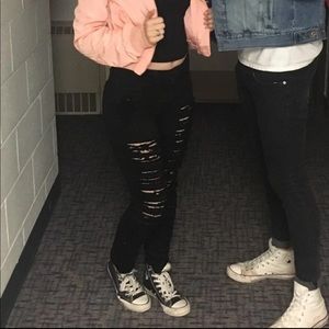 Fashion nova ripped jeans